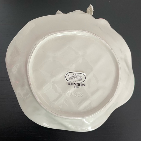 Vintage 1996 Omnibus Fitz and Floyd Cherubs Canape Plate. - Picture 2 of 4